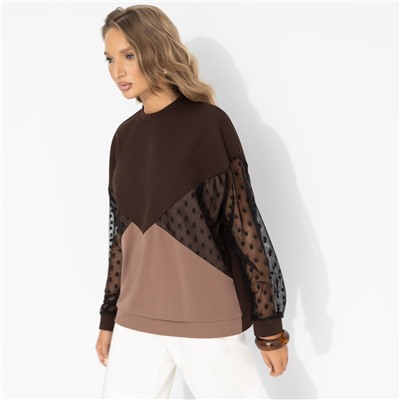 Свитшот с акцентными рукавами, Любимый образ (прелесть)