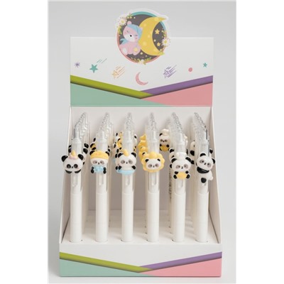 Автоматическая ручка "Baby panda", mix, шоу-бокс 36 шт.