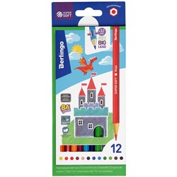 Карандаши 12цв SuperSoft. Замки Berlingo SS00112/12/Китай