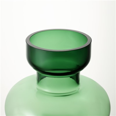 Ваза Florum, 30 см, изумрудная