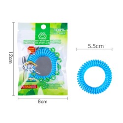 Браслет репеллентный от комаров с эфирными маслами (Цвет случайный)