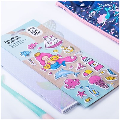 Наклейки объемные MESHU "Under the sea", 10*24см, 25 наклеек, инд. уп., европодвес