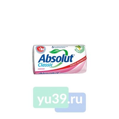 Мыло туалетное Absolut Classic Нежное, 90 гр.