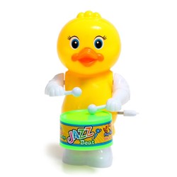 Заводная игрушка «Утка барабанщик», МИКС