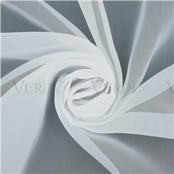 Вуаль однотонная белая 280см