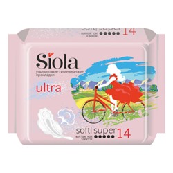 Прокладки* гигиенические Super Soft 14шт NEW SIOLA Ultra