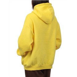 2226 YELLOW Толстовка женская (85% хлопок, 10% полиэстер, 5% спандекс)