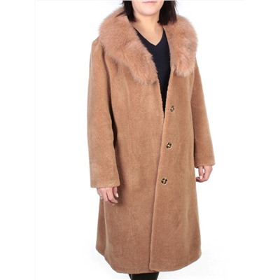 37235 BROWN Шуба женская искусственная Yi Ge