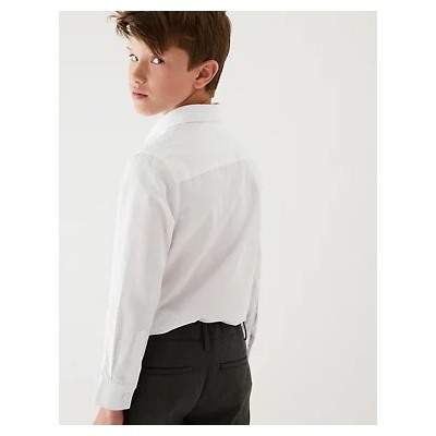 3pk Boys' Easy Dressing Easy Iron School Shirts (3-18 Yrs)