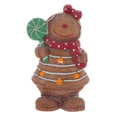 GAEM Фигурка декоративная с подсветкой "Пряник", L25 W15 H40,5 см (3хAAА н/п)