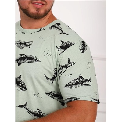 Пижама мужская Рипстер / зеленый