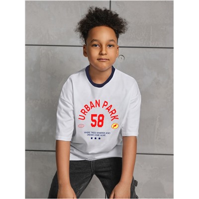 Футболка "Рико" белый Мальчик