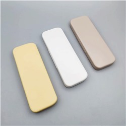 Nail Art Набор кистей для макияжа в футляре с зеркалом, 3 шт., бежевый