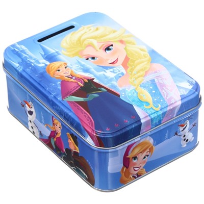 Копилка 14×10×5.8 см, металл, Холодное сердце