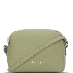 Женская кожаная сумка Richet 2611Н1Н Dalia Green tea