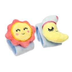 Погремушка - браслет Крошка Я «Счастливый малыш» набор 2 шт., от 3 мес.