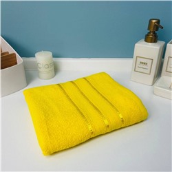 Полотенце махровое 50*80см "Comfort" цвет канареечный 03-010, плотность 300гр/м2 TJ, с петелькой-подвесом