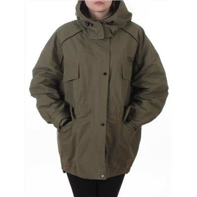 3092 GREEN Куртка демисезонная женская (100 гр. холлофайбер)