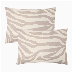 Комплект наволочек «Этель» Beige zebra, 50×70 см - 2 шт., бязь