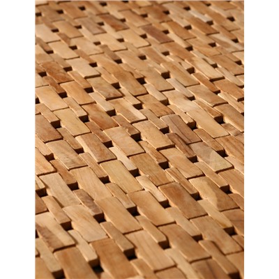 Коврик из тикового дерева, 200×200×0.7 см