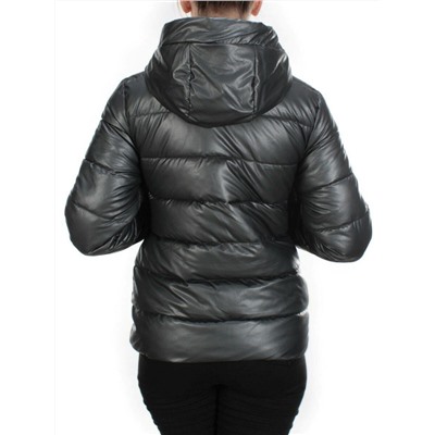8063 DARK GRAY Куртка демисезонная женская (130 гр. синтепон)