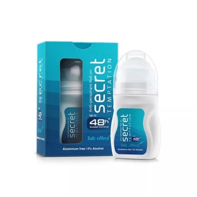 Шариковый дезодорант Эффект талька (50 мл), Anti-perspirant Roll On Talc Effect, произв. Secret Temptation