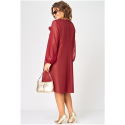 Платье EVA GRANT 7322А бордо