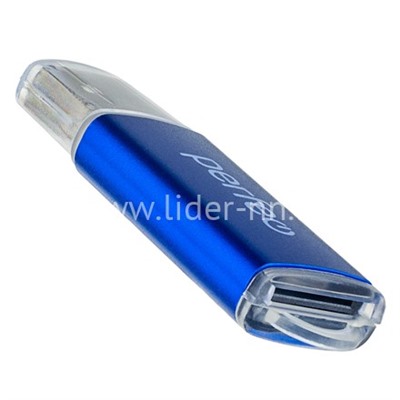 Картридер Perfeo (PF-VI-R025) для Micro SD (синий)