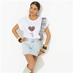 Футболка с декором из сетки, Где стиль, там и ты (new picture)