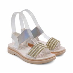 Босоножки ОК18-48 серебро