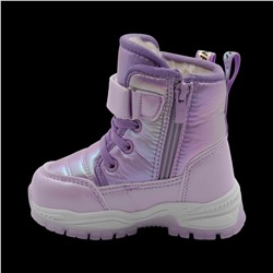 Ботинки на меху С7718-15 фиолетовые