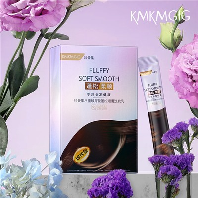 Шампунь для мягких и гладких волос KMKMGIG Fluffy Soft Smooth, 10 мл