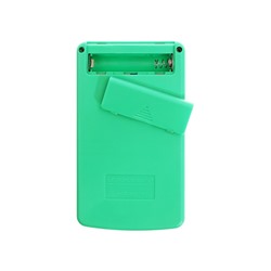 Калькулятор инженерный 10-разрядный, корпус белый, с зелеными кнопками