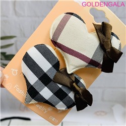 Зажим для волос детский "Уточка" 2 шт 6х6 см УТ14