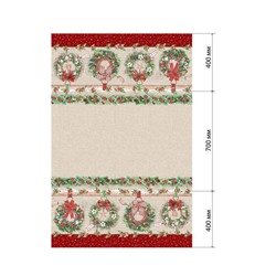 Скатерть новогодняя «Этель. Новогоднее настроение», 147×180 см,100% хлопок, саржа 190 г/м², с ГМВО