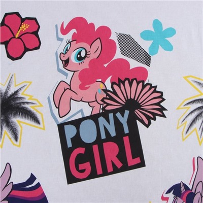 Простыня Pony girl, 150×220 см, поплин, хлопок 100%