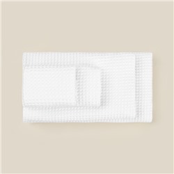 Полотенце вафельное SL HOME: Basic "Блан де Блан" 50х90 см, 100% хлопок, 340 г/м2