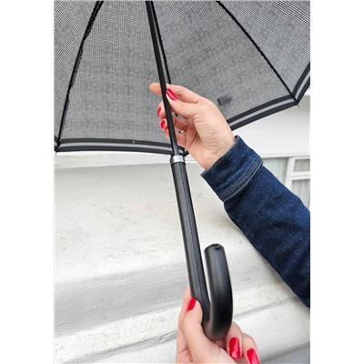 L065-2244 PowStripe (Гусиная лапка) Зонт женский трость автомат Fulton