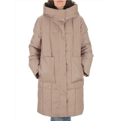 22342 DK.BEIGE Куртка зимняя женская (150 гр. холлофайбера)