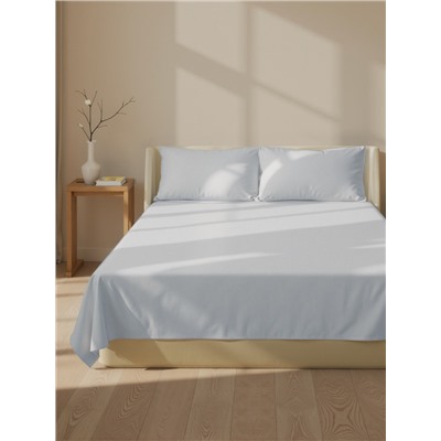 Простыня 1.5 спальная SL Home Modal, 160×235 см, светло-серая, модал
