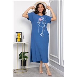 Платье Загадка (синее) П13704-8М