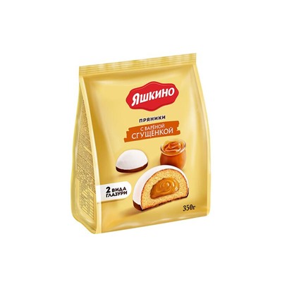 «Яшкино», пряники с варёной сгущёнкой, 350 г