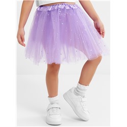 Юбка детская KAFTAN «Звездочки», сиреневая, длина 30 см