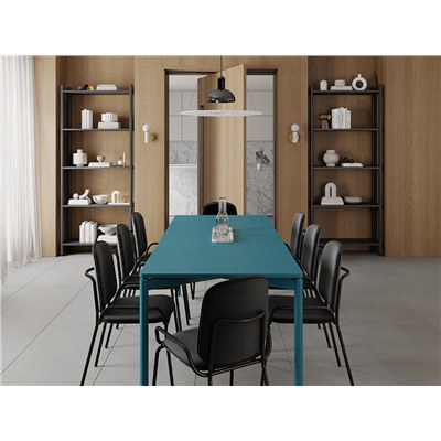 Стул Ror, Double Frame, велюр, черный /черный