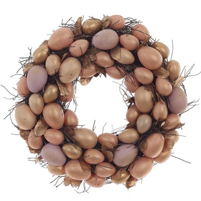 GAEM Изделие декоративное "Венок пасхальный", L32 W7 H33 см