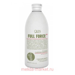 OLLIN FULL FORCE Очищающий шампунь для волос и кожи головы с экстрактом бамбука 400мл