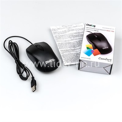 Мышь проводная DIALOG Comfort Optical MOC-15U 3 кнопки