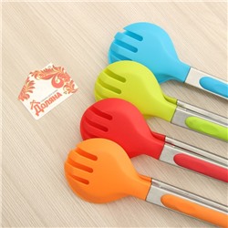 Щипцы для салата Доляна «Палитра», h=23 см, миксы