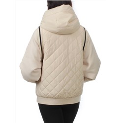 919 BEIGE Куртка демисезонная женская (100 гр. синтепон)