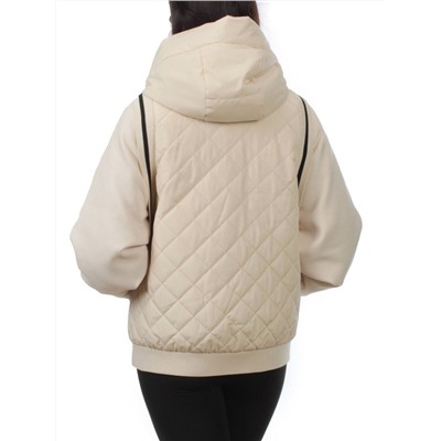 919 BEIGE Куртка демисезонная женская (100 гр. синтепон)